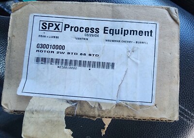 *NEW  SPX 030010000 Pump Rotor  2W STD 88 STD Waukesha Cherry Stainless Twin