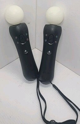 2 PlayStation Move Motion Controllers  CECH-ZCM2U- Controllers Only