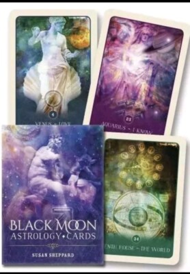 NEW Black Moon Astrology Cards Includes 52 Cards 