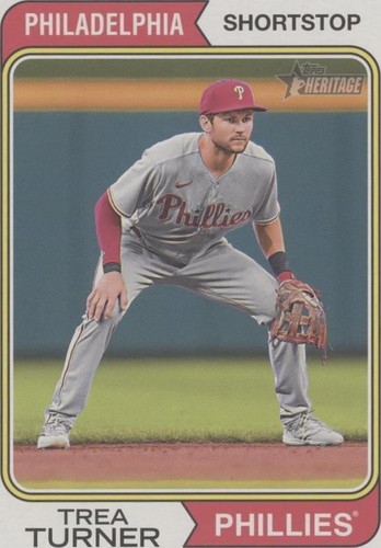 2023 Topps Heritage High Number - Trea Turner #OB-TT