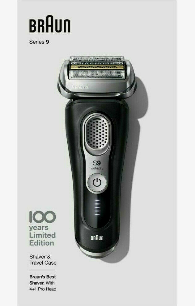 Braun Series 9 4+1 Scherkopf 100 Jahre - Design Edition Schwarz