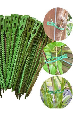 KINZO Garden Pflanzenbinder 20 teilig 13cm lang Pflanzenhalter Verbinder Strauch