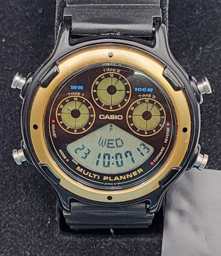 COLLECTIBLE JAPAN MADE CASIO MULTI PLANNER WATCH CASIO BGP