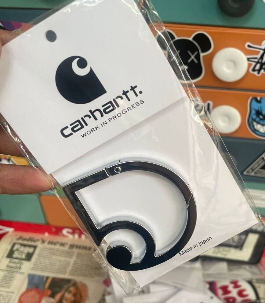 ★carhartt★Big Time Keychain★Silver (人気 ) 2pcs Carhartt WIP Big Time Keychain Keychain - silver (silver)