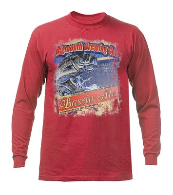 BASSIN ALE Fishing Outdoor Sports Graphic Long Sleeve