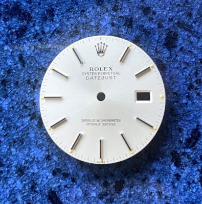 ROLEX Datejust SINGER Center Close Dial 16000 series with case and bad