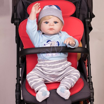 22'' Waterproof Reborn Newborn Baby Boy Doll Twins Full Body Vinyl Silicone Gift