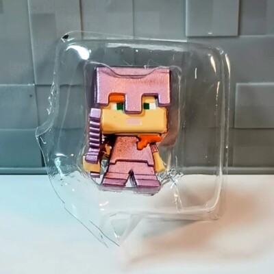 NEW ''Alex With Enchanted Armor'' Minecraft Obsidian Series 4 Mini-Figure