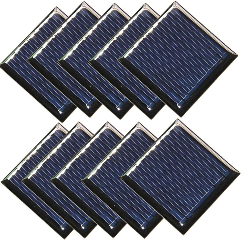 10Pcs 2V 60Mah 0.12W 45X45Mm Micro Mini Power Small Solar Cell...