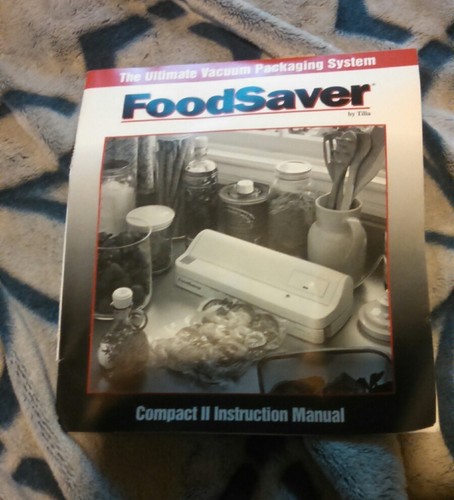 Pre-owned?Food Saver Compact II Food Vacuum Sealer ONLY? With instruction manual