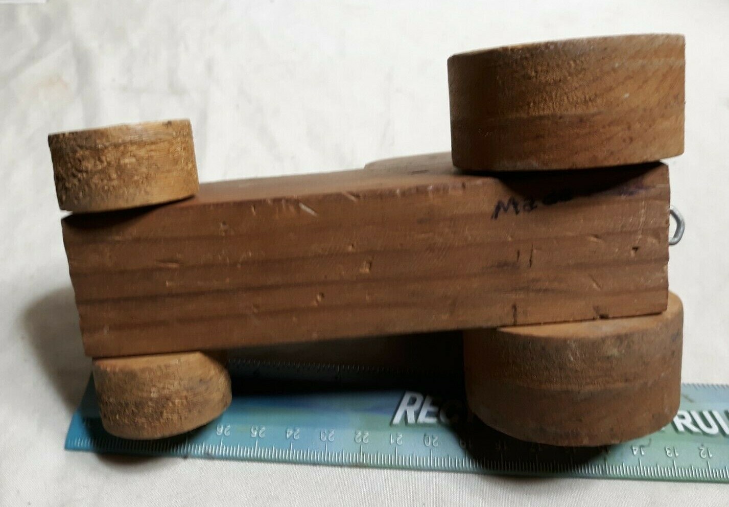 Vintage maybe Antique WOOD Toy Pull Car NO String