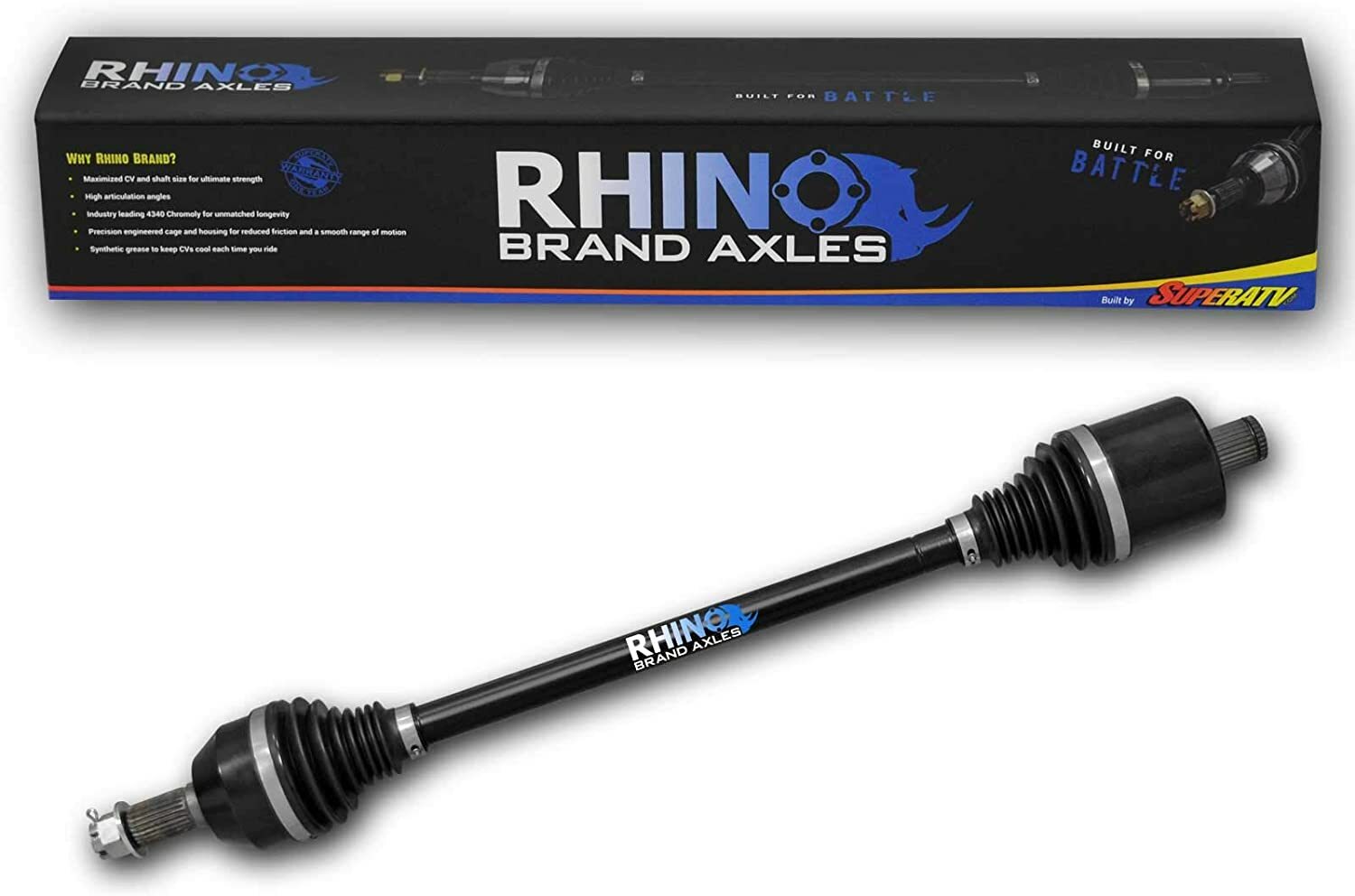 SuperATV Rhino Brand Rear Axle for Polaris RZR XP 1-44-F-0