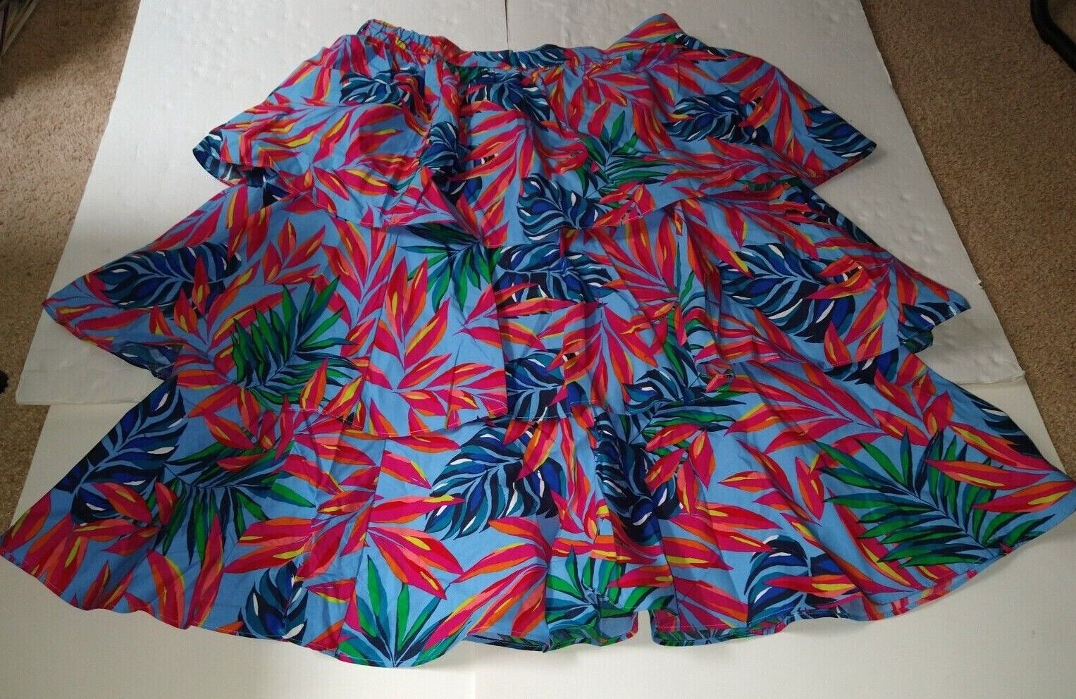 Tabitha Brown x Target Tropical Print Midi Skirt Size Large