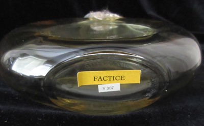 RARE VINTAGE GURLAIN ART GLASS FACTICE PERFUME BOTTLE