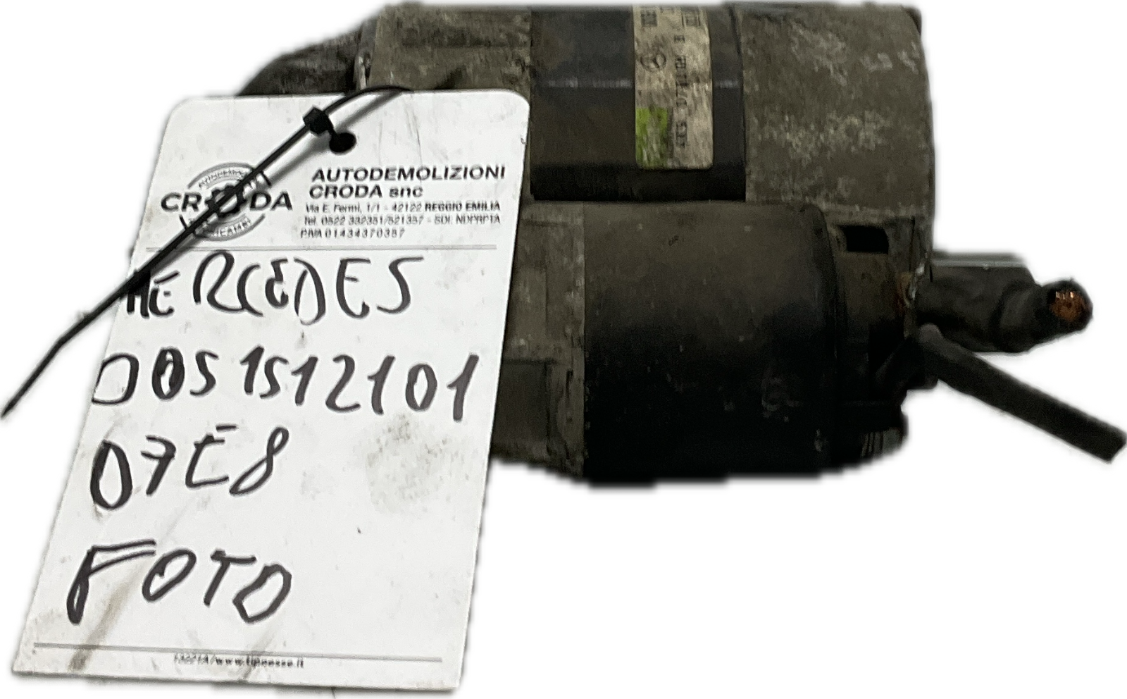 Motorino avviamento MERCEDES CLASSE A W168 codice ricambio: 0051512101