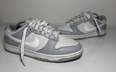 Nike Dunk Low Pure Platinum Wolf Grey/ White Men s 7, Women s 8.5