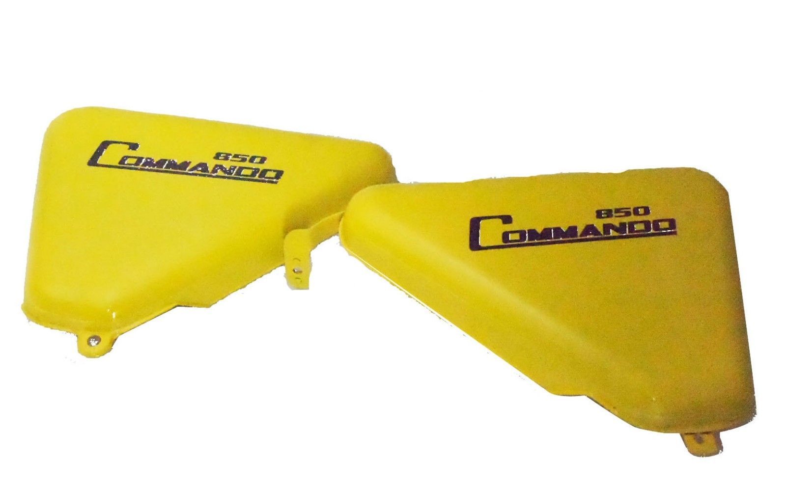 For Norton Commando 850 Tool Box Oil Tank Side Panel Steel Yellow Painted  