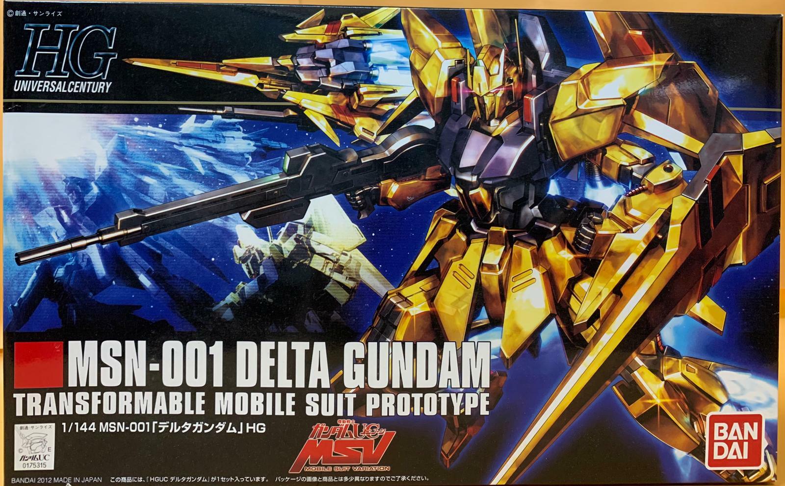 Bandai PLASTIC MODELS HGUC 136 1/144 MSN-001 Delta Gundam | eBay