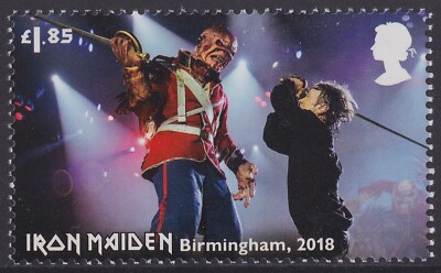GB 4759 Iron Maiden Birmingham 2018 £1.85 single MNH 2023