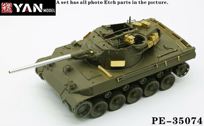 1/35 US M18 Hellcat Destroyer Tank Photo-etched Super Detail-up for Tamiya 35376
