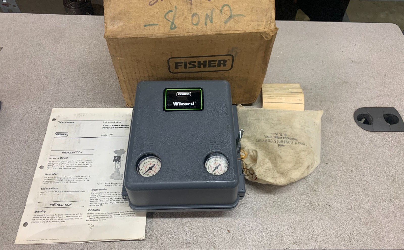NEW IN BOX FISHER WIZARD PRESSURE CONTROLLER 4100ZR | eBay
