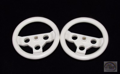 LEGO Technic - Large Steering Wheel x 2 - White - New - (EV3, NXT, Mindstorm)