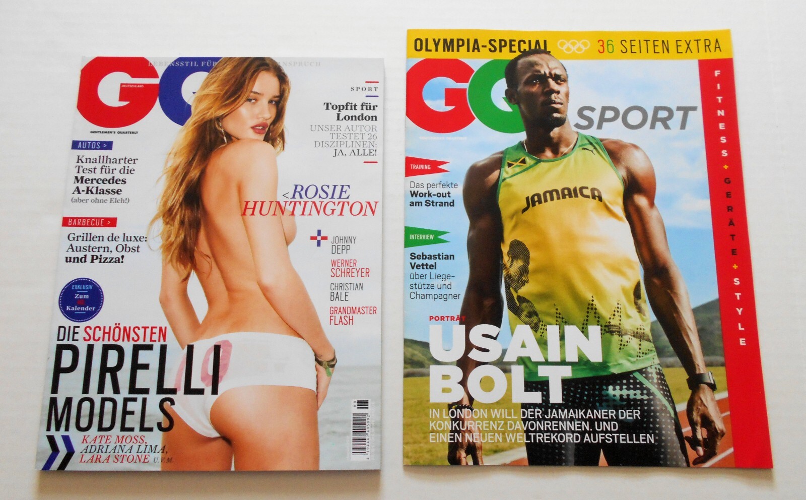 GQ　ロージーハンティントン Rosie Huntington-Whiteley, Pirelli Models GQ German Magazine