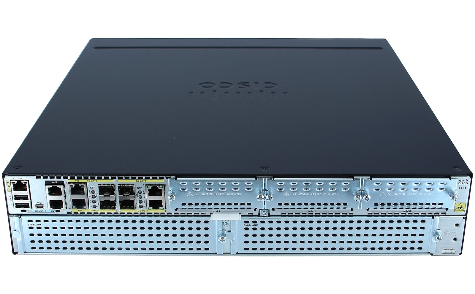 CISCO - ISR4451-X/K9 - Cisco ISR 4451 (4GE,3NIM,2SM,8G FLASH CISCO - ISR4451-X/K9 - Cisco ISR 4451 (4GE,3NIM,2SM,8G FLASH