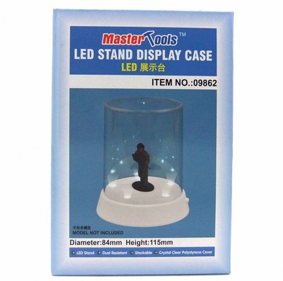 (TRU09862) - *** Trumpeter Display Case - 84m m Dia. X 115mm LED Stand Flat