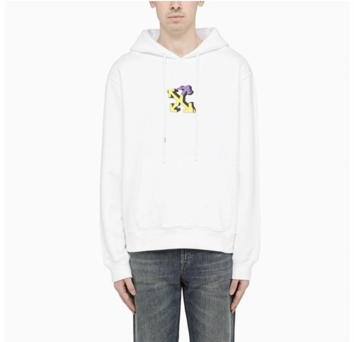 パーカー・フーディ Off-White Mud cotton sweatshirt (OMBB085F23FLE019 6110) OFF-WHITE: cotton sweatshirt with embroidered logo - Beige