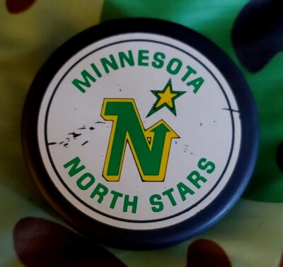 MINNESOTA NORTH STARS NHL VINTAGE JOHN A. ZIEGLER TRENCH GT SLUG GAME PUCK  