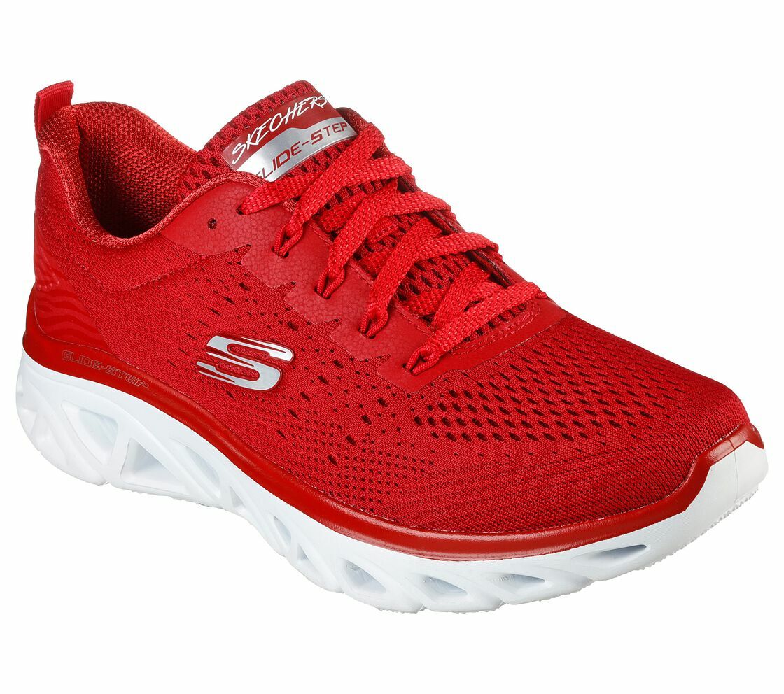 

Красные женские скользящие степперы Skechers с сеткой из пены с эффектом памяти Sport Comfort 149556, Красный, Glide Step