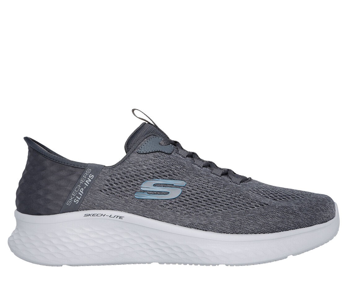 スケッチャーズSlip-ins MEMORYFORM WIDEFIT Skechers Slip ins Shoes Wide Fit Charcoal mesh Comfort