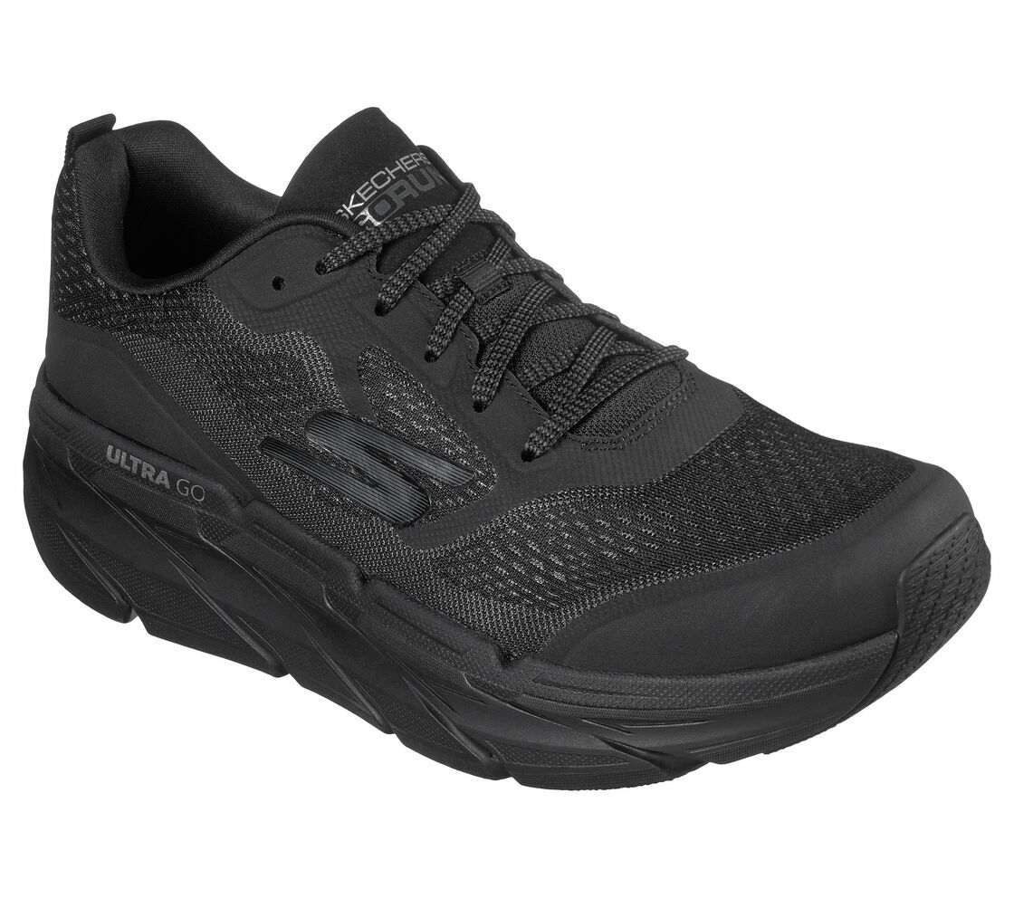 

Мужская обувь Skechers Wide Fit, черная, спортивная, комфортная, повседневная, с максимальной амортизацией, 54450, Черный, Skechers 54450