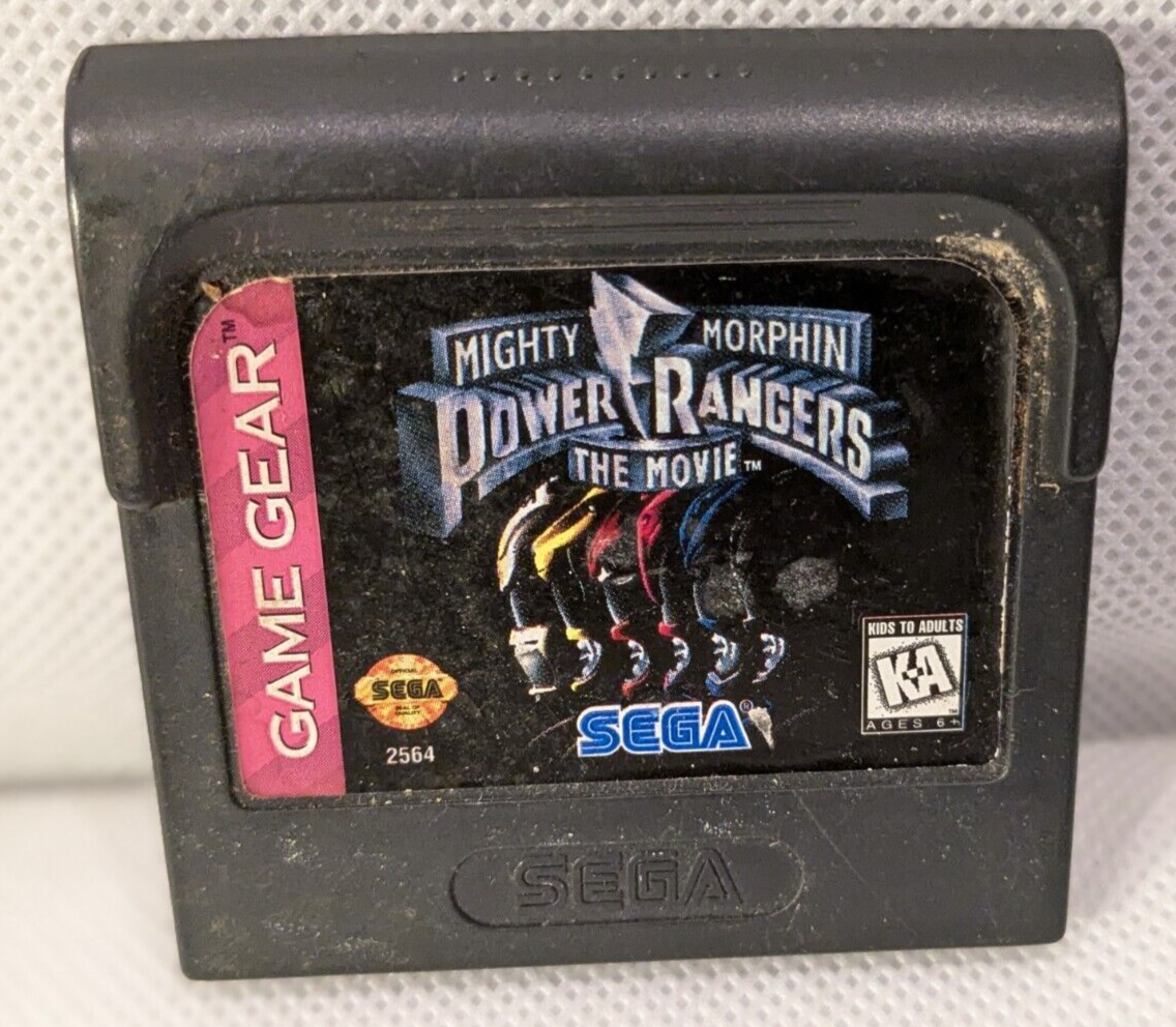 Jeu Mighty Morphin Power Rangers: The Movie Sur Sega Game Gear (Cartouche Seulement, Bon état)