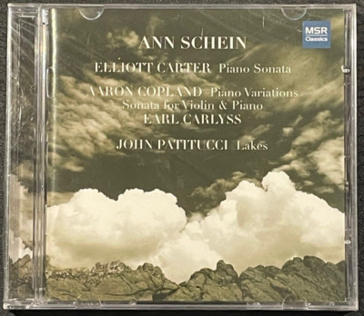 ANN SCHEIN-Carter: Piano Sonata; Copland: Piano Variations; Sonata CD NEW/SEALED