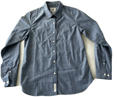 ROOTS 73 Women s Clearwater Woven Long Sleeve Shirt - Dark Denim Color