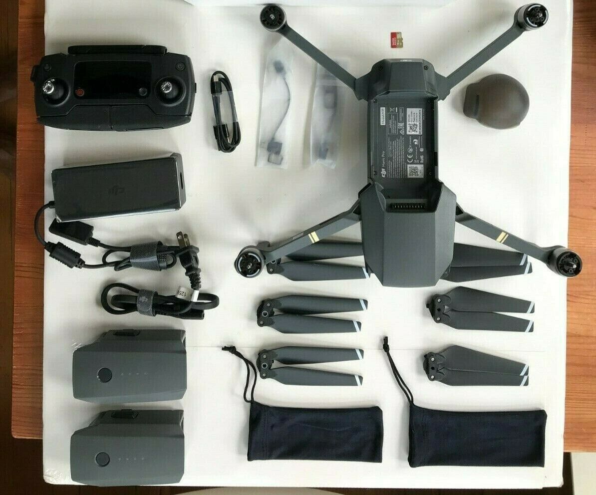 DJI Mavic Pro drone with case and accessories, rarely used