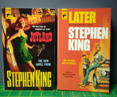 Lot of 2 Hard Case Crime Trade Paperbacks by Stephen King: Joyland & Later VG+
