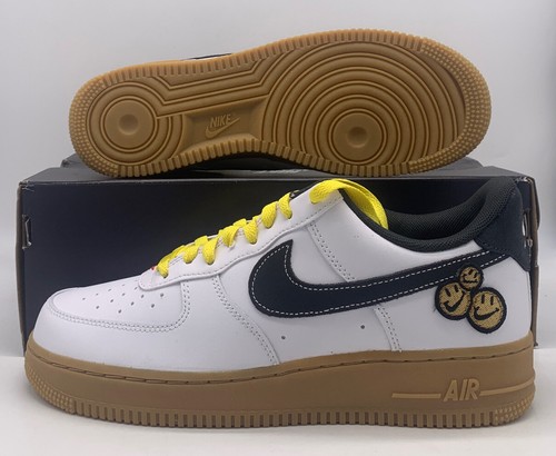 Мужские кроссовки Nike Air Force 1 '07 LV8 White Gum Yellow Strike DO5853-100