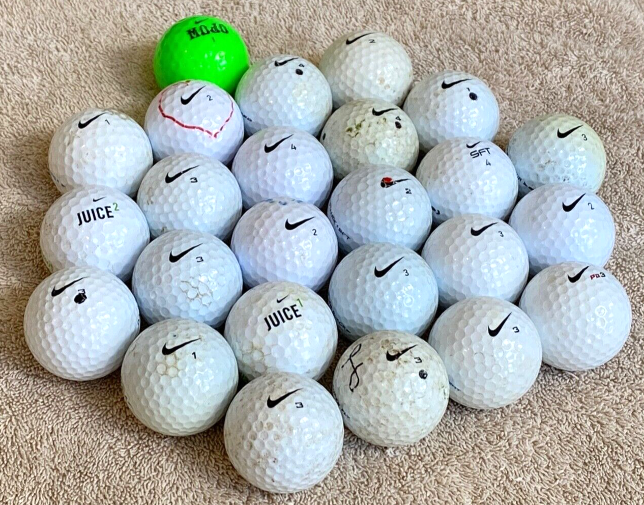 Lot of 20 NIKE Golf Balls - Used | eBay