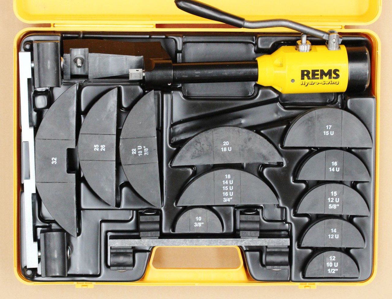 REMS Hydro Swing Set 32 Nr. 153528 ölhydraulischer Rohrbieger Handrohrbieger