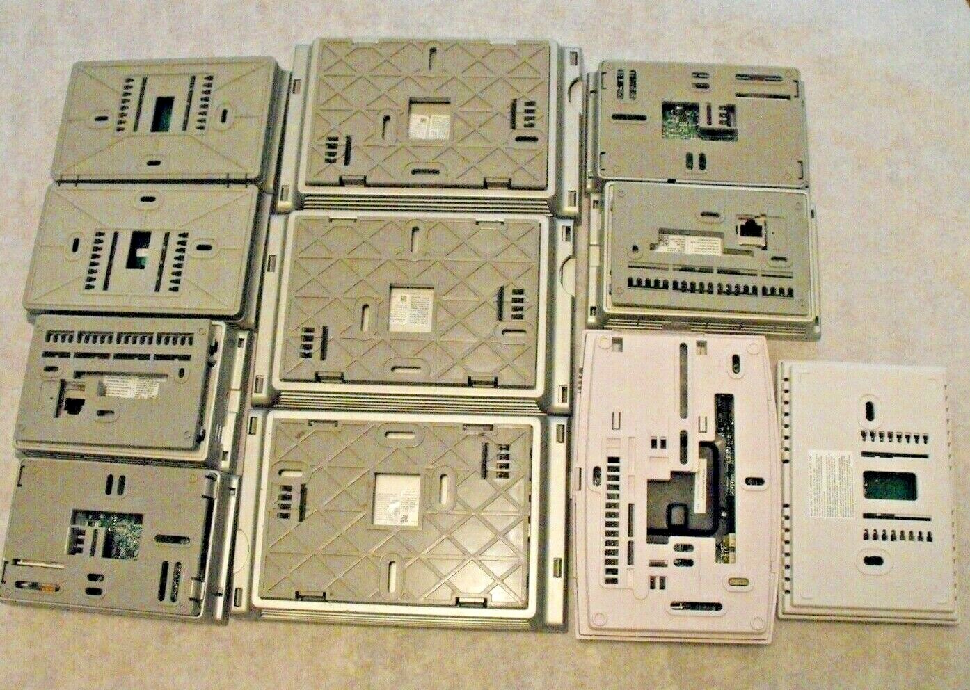 Lot of 11 Trane American Standard Thermostats Various Models AS-IS condition