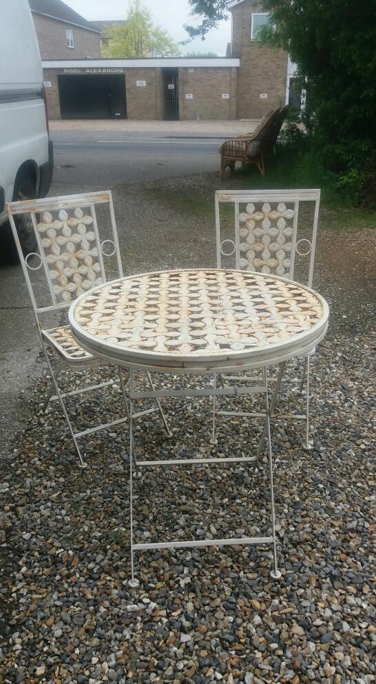 Garden metal table and chairs in Norwich, Norfolk Gumtree