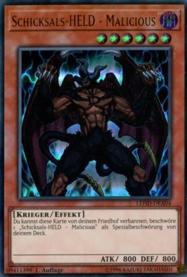 Yu-Gi-Oh! Legendary Hero Decks LEHD-DEA Deutsch Ultra Rare & Common 1. Auflage