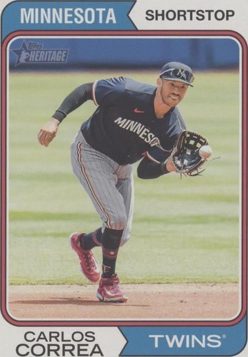 2023 Topps Heritage High Number - Carlos Correa #OB-CC