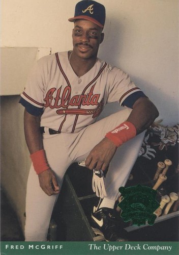 1994 Upper Deck Iooss Collection All-Star Jumbos - Fred McGriff Tom Glavine #11