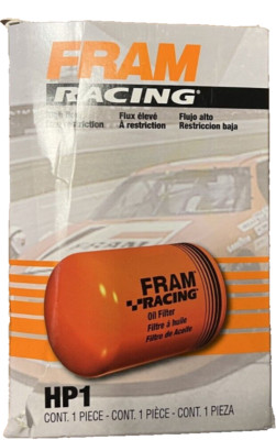 1x FRAM HP1 High Performance Spin-On Oil Filter for Racing and High Performance 