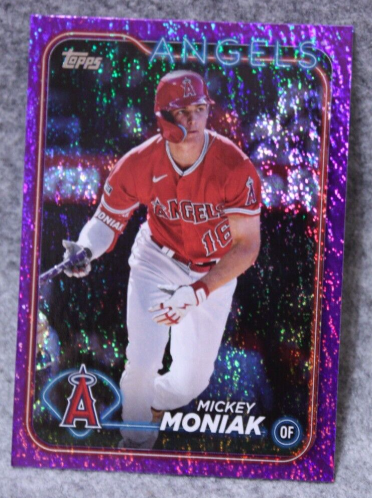 2024 Topps Series 1 Mickey Moniak #74 Purple Foilboard /799