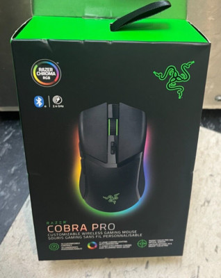 Razer Cobra Pro Lightweight Wireless Gaming Mouse - Black (RZ01-04660100-R3U1)